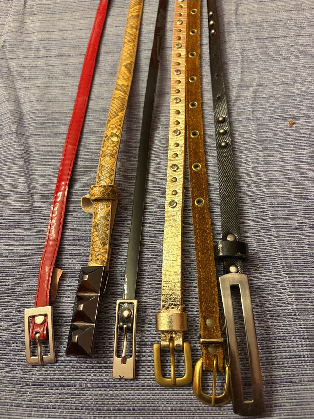 Bundle of 6 women’s belts